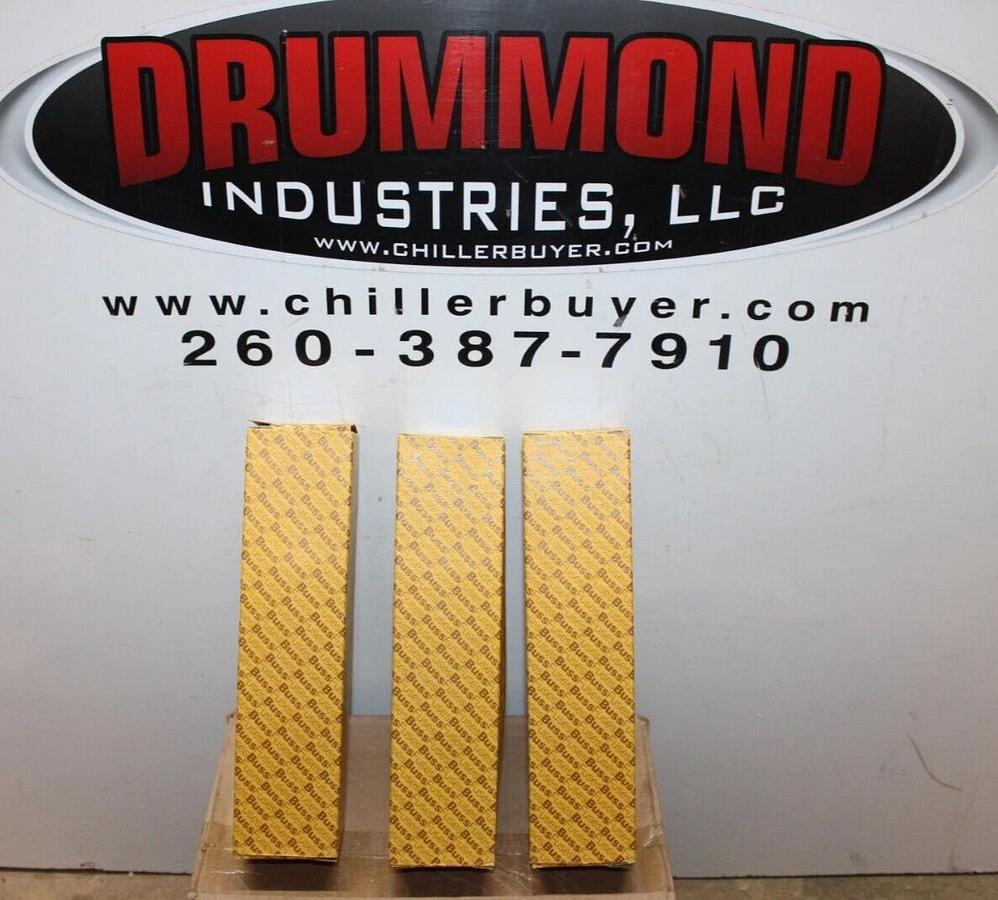 NEW SURPLUS BUSSMANN FAST-ACTING LIMITRON FUSE KTN-R-400 400A 250 VAC LOT OF 3