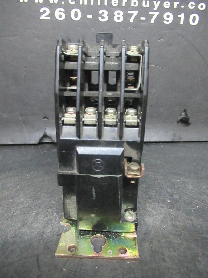 Used WESTINGHOUSE INDUSTRIAL CONTROL RELAY BF60F MODEL E 6-POLE 60 AMP 120 VAC