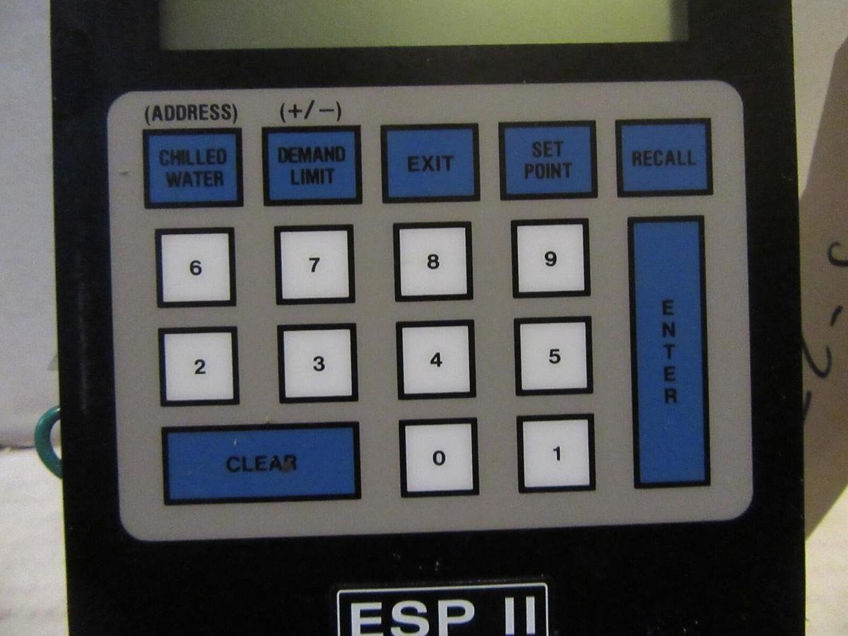 Used CARRIER 32MP400934 CHILLER CONTROL DISPLAY / BOARD HMI ESP II 205415-1-10