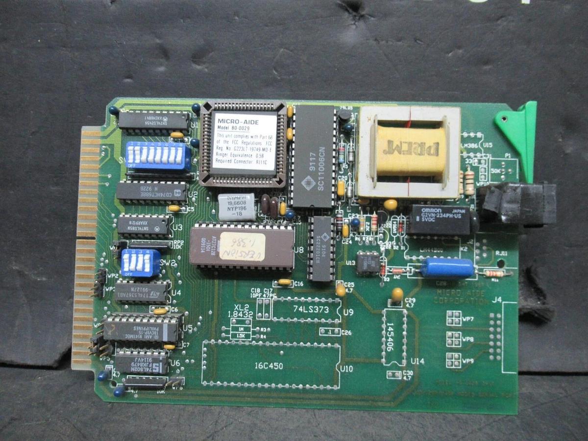 Used MICRO AIDE 300/1200/2400 MODEM SERIAL PORT 80-0029-2400