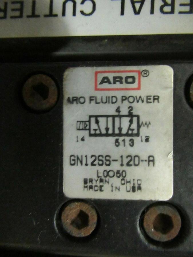 Used NEWMATIC ARO DIRECTIONAL VALVE GN1255-120-A / 118573-N4