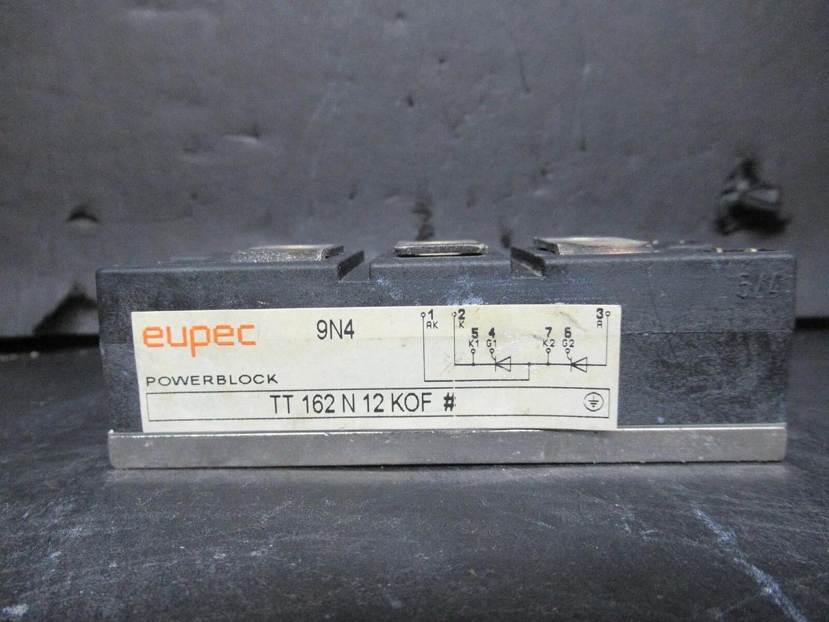 Used EUPEN 9NF POWERBLOCK IGBT POWER MODULE TT162N12KOF *WARRANTY INCLUDED*