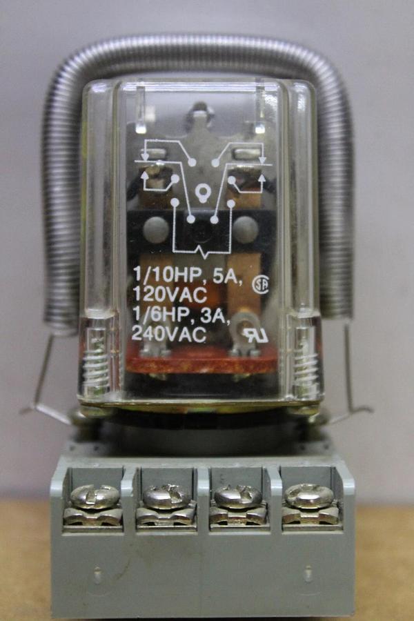 Used POTTER & BRUMFIELD RELAY KRP-11AY-120 120/240 VOLT 5 AMP *WARRANTY*