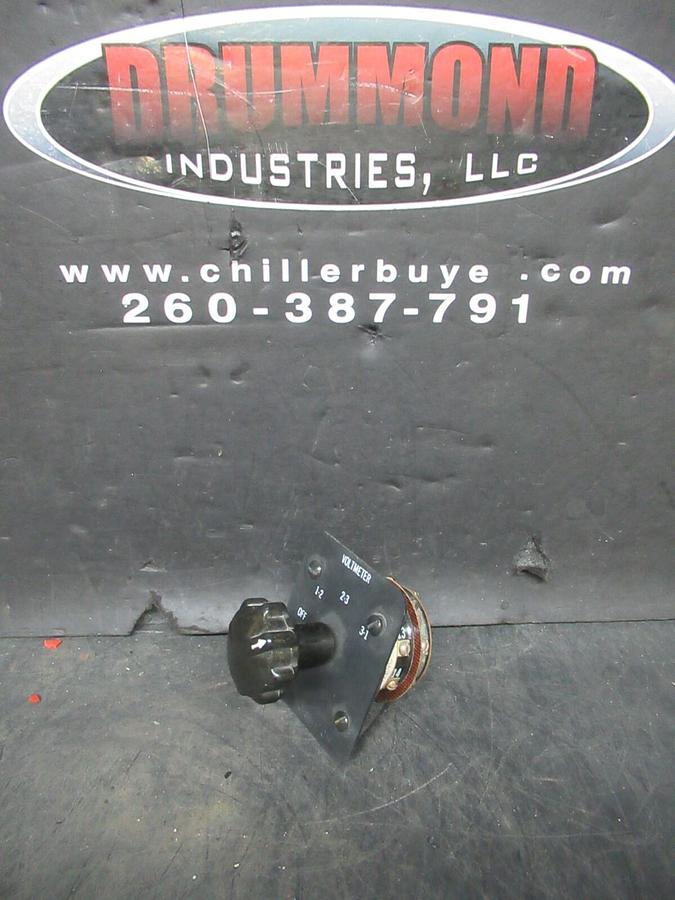 Used ELECTROSWITCH SERIES 31 CONTROL SWITCH 3104C 3-PHASE 125-600 VAC 10-3 AMP