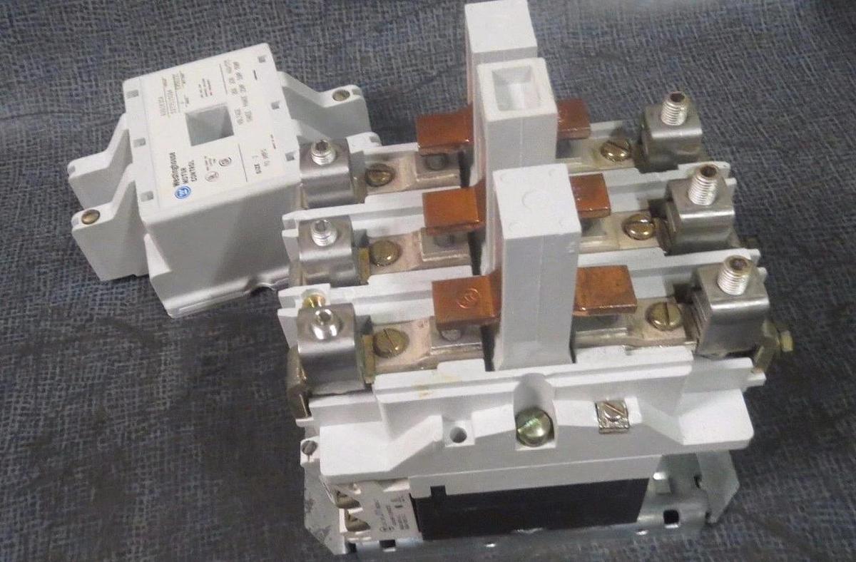 Refurbished WESTINGHOUSE CONTACTOR (1) SIZE 3 90 AMP 600V 3 POLE 120V COIL MODEL: A201K3CA