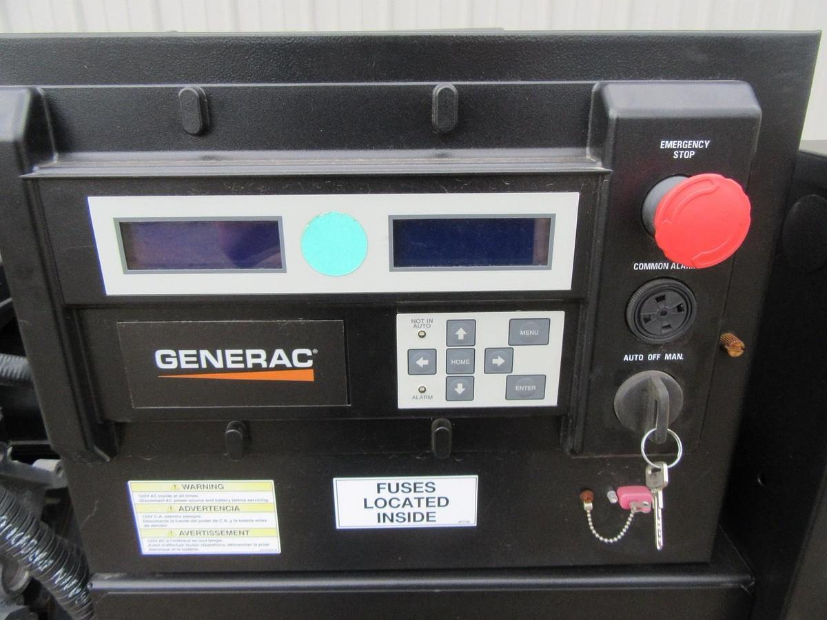 Used 35 KW GENERATOR GENERAC NATURAL GAS LP PROPANE 120/240 VOLT 1 PH 30 KW 40KW 2016