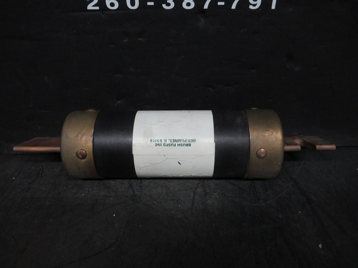 Used BRUSH DUAL-ELEMENT TIME-DELAY CURRENT-LIMITING FUSE ESCR-300 600 VAC 300 AMP