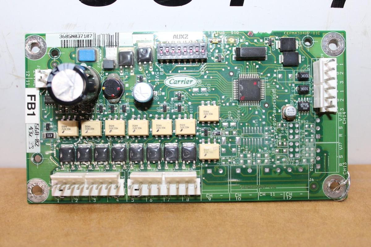 Used CARRIER DRIVER CIRCUIT BOARD CESS430487-02E CEBD430487-03C *WARRANTY*
