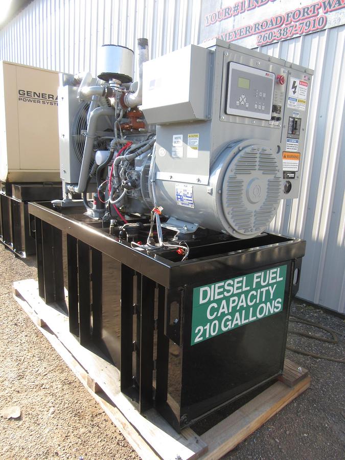 Used 50 KW DIESEL GENERATOR MTU 120/240 V JOHN DEERE 315 HRS VIDEO WE SHIP