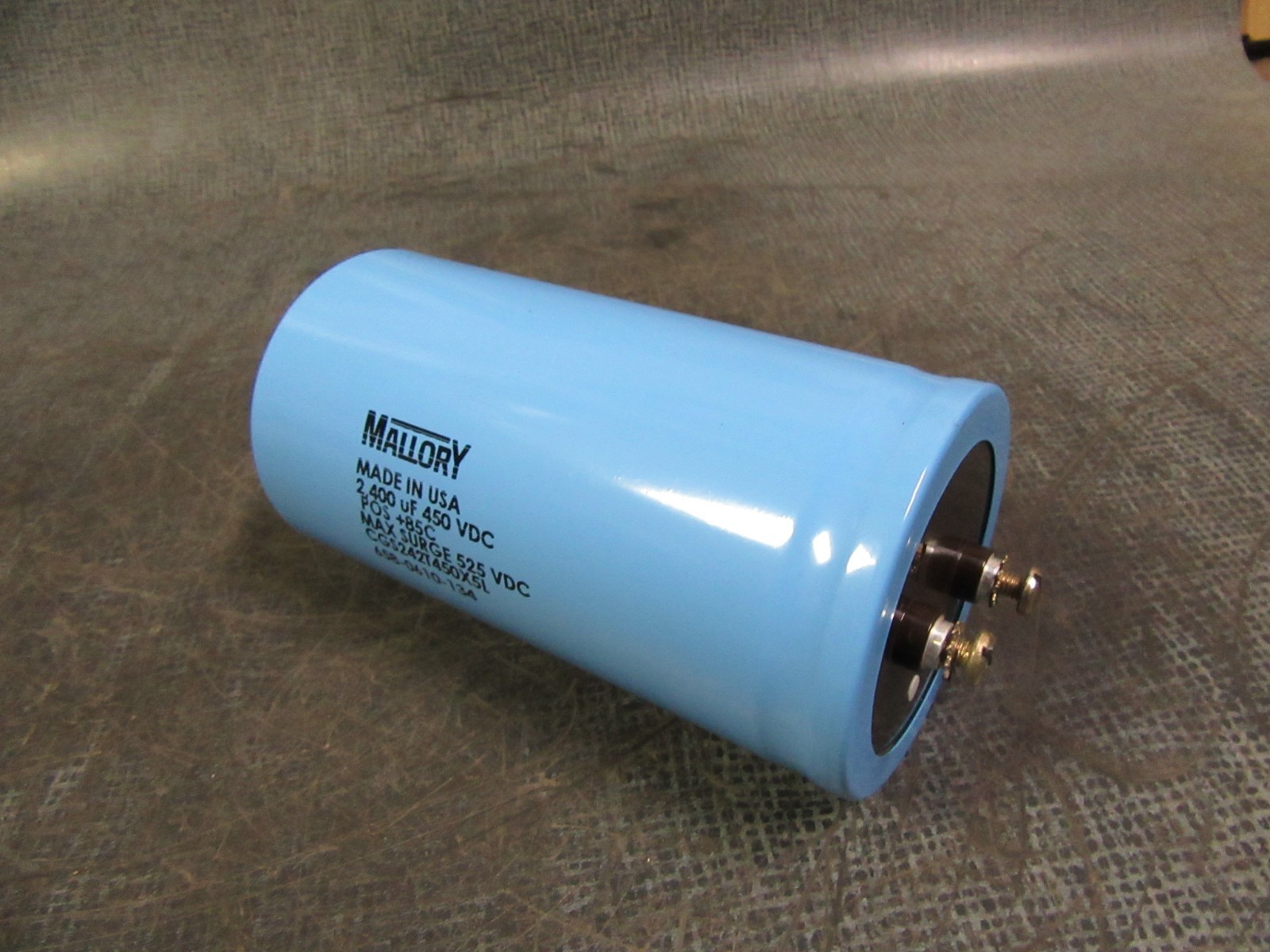 Used MALLORY CAPACITOR CGS242T450X5L 2400uF 450VDC **WARRANTY INCLUDED**
