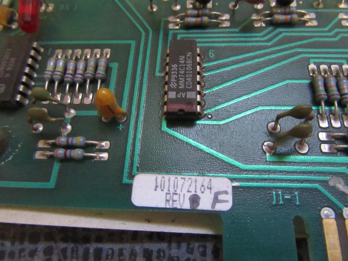 Used EXIDE PLC CONTROLLER CIRCUIT BOARD 101072164 REV F **WARRANTY INCLUDED**