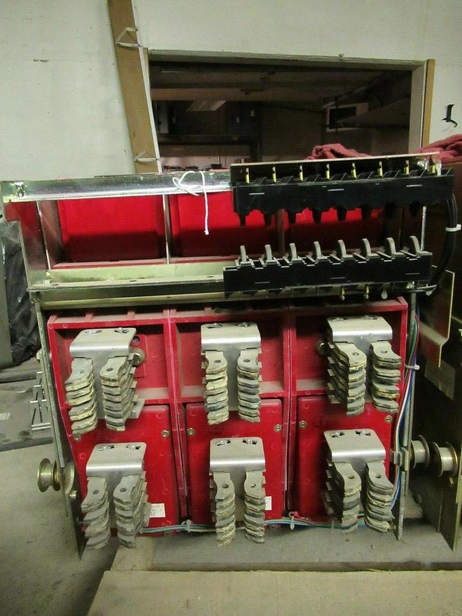 Used WESTINGHOUSE LOW VOLTAGE CIRCUIT BREAKER DS-416 1200A 635V W/ AMPTECTOR I