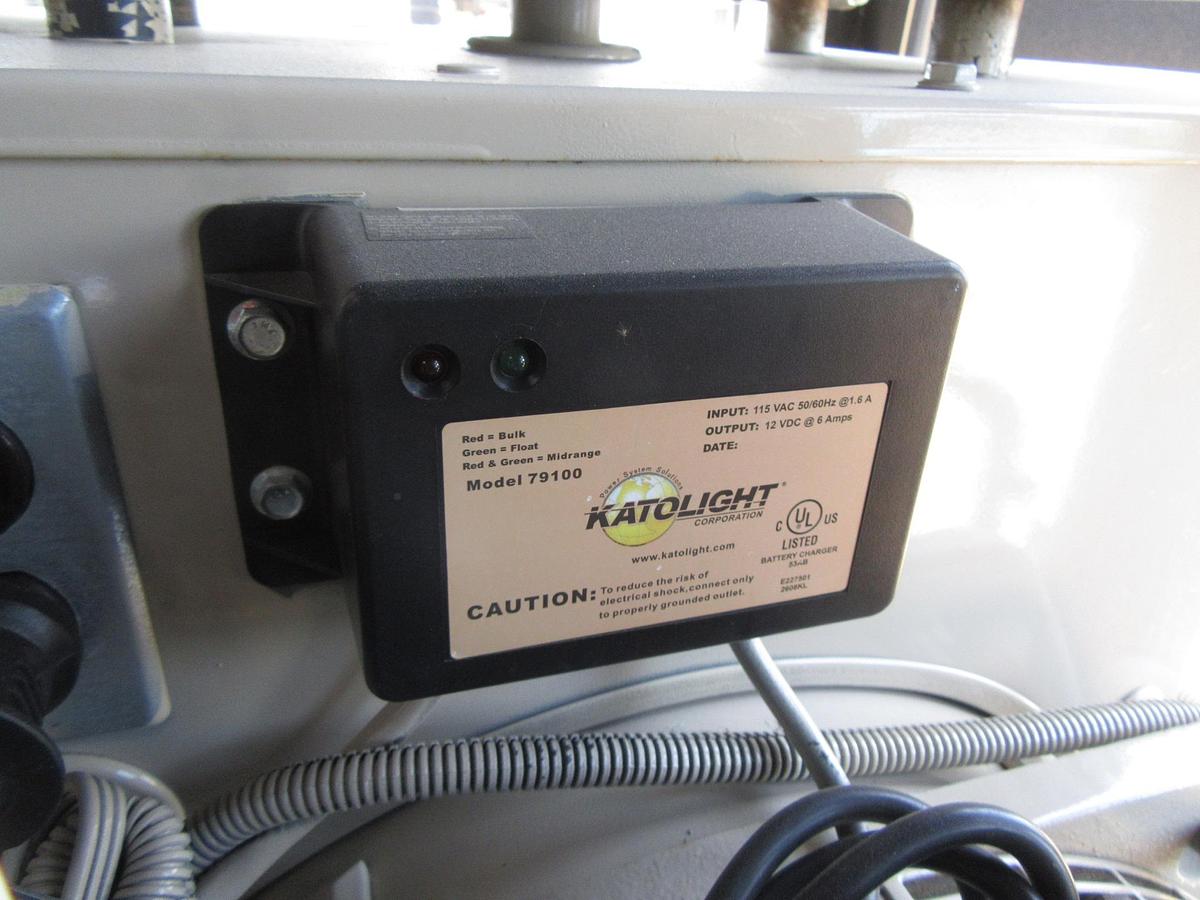Used 30 KW NATURAL GAS PROPANE GENERATOR KATOLIGHT 120/240V RE-CONNECTABLE 347HRS VIDEO WE SHIP