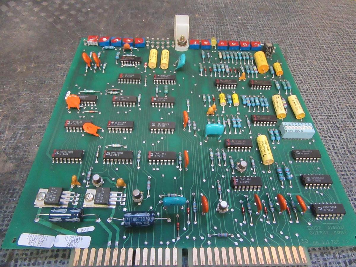 Used EXIDE A13A20 OUTPUT CONTROL 101072911 REV R7 118-302-723-P2 **WARRANTY**