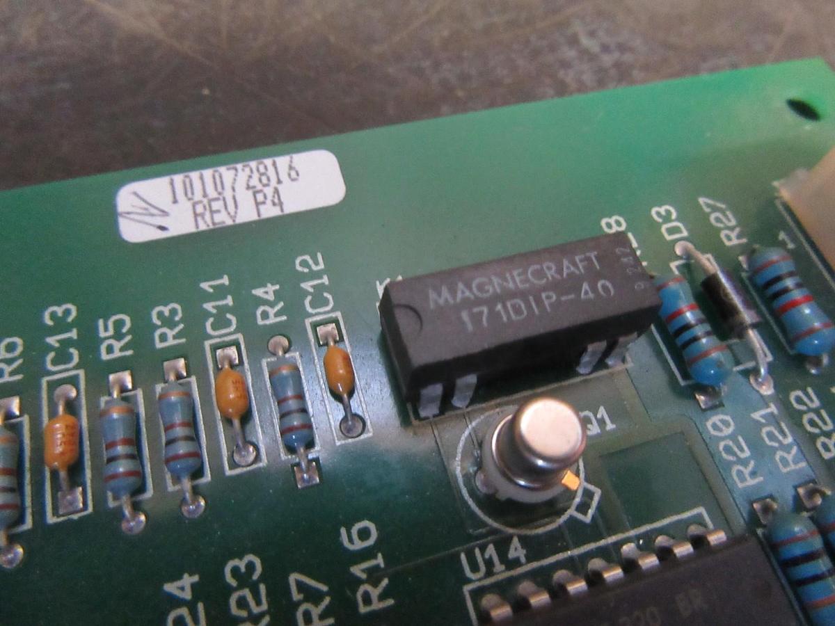Used EXIDE SKANTEK INTERFACE CIRCUIT BOARD 101072816 REV P4 **WARRANTY INCLUDED**
