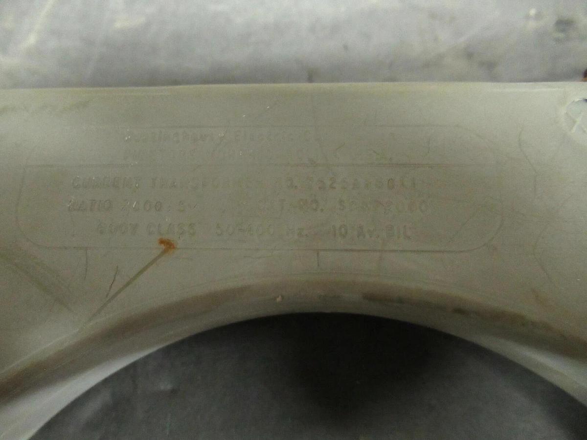 Used WESTINGHOUSE CURRENT TRANSFORMER SCM-2000 RATIO: 2000:5 A  600 VOLT