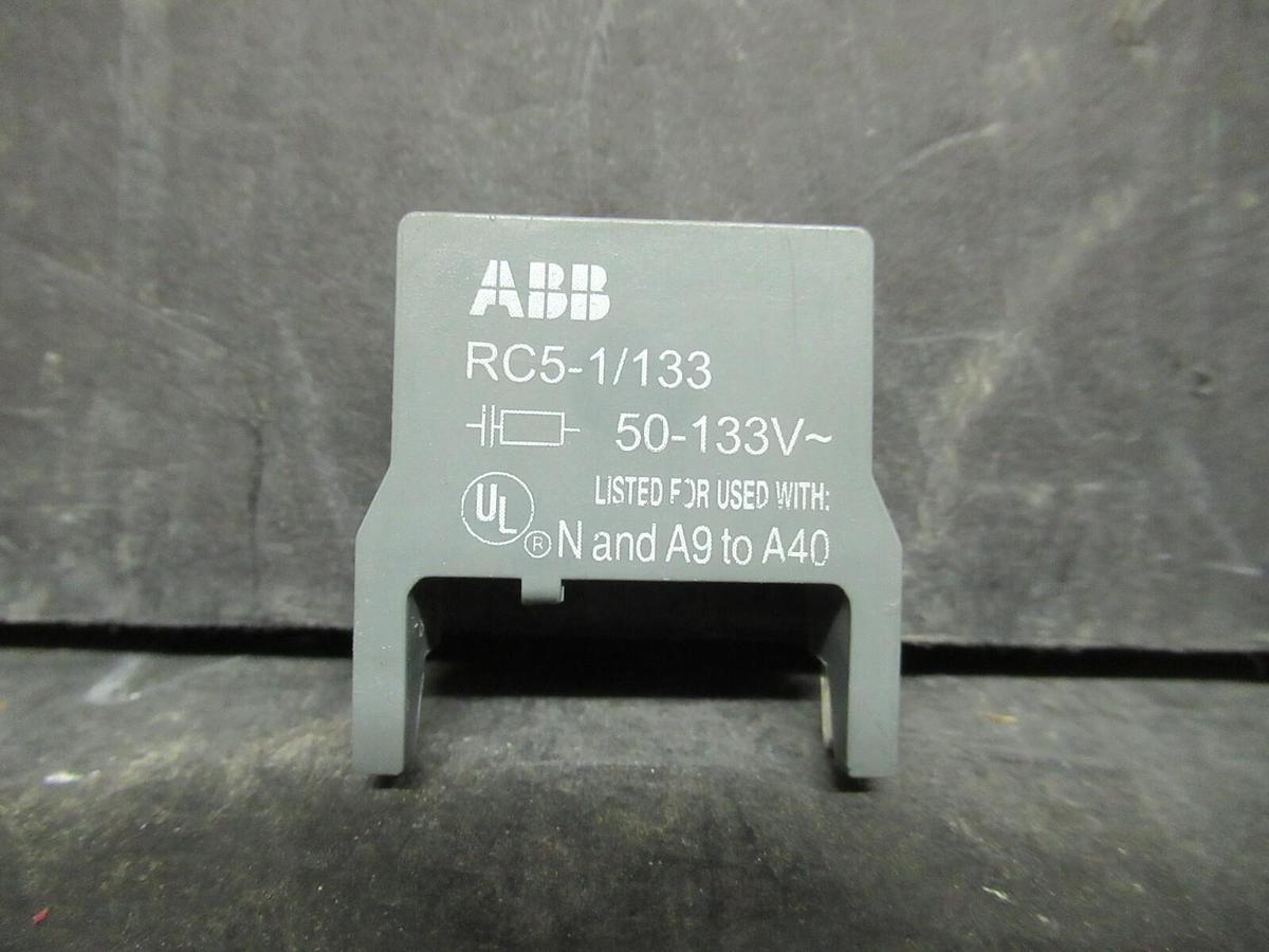 Used LOT OF 4 ABB SURGE SUPPRESSOR RC5-1/133 50-133 VOLT CONTROL ACESSORY