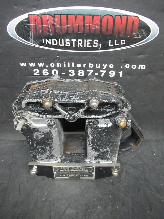 Used RB ANNIS SPLIT-CORE CURRENT TRANSFORMER 10 VA 25-60 CYCLE RATIO 600:300 750 V