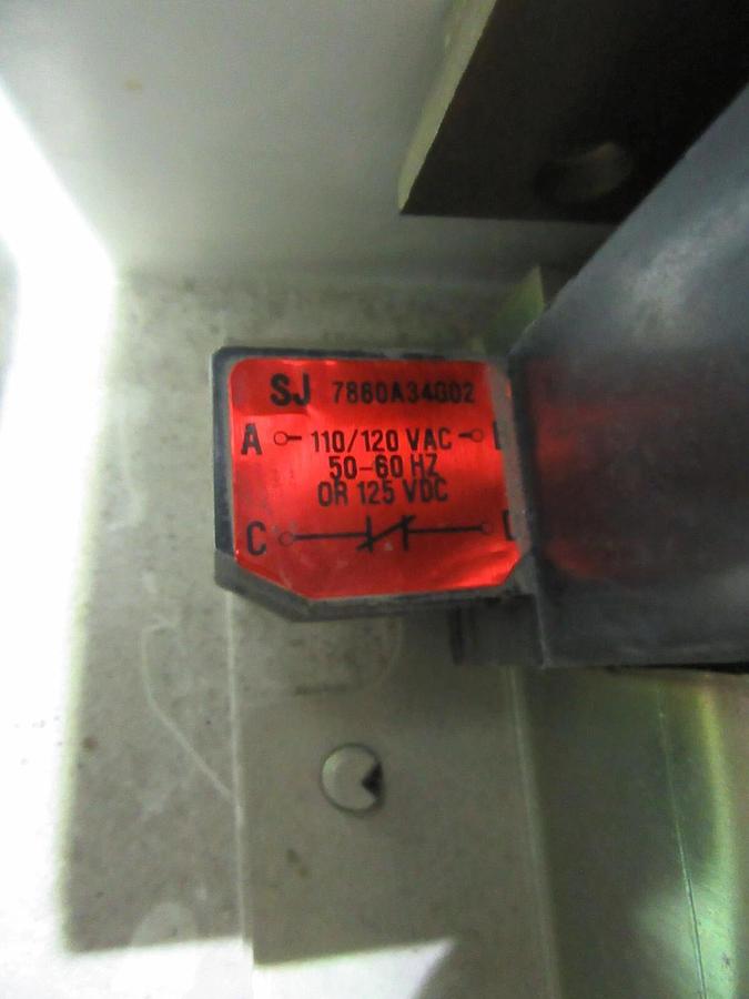 Used CUTLER HAMMER SMAN3FN4E1-P1 / SJS50VW430 MODEL C CONTACTOR 360 AMP 4160 VOLTS