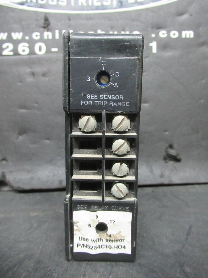 Used CUTLER-HAMMER GROUNDGARD RELAY 5264C09H02 250 VAC 10 AMP 60 HZ CLASS 1