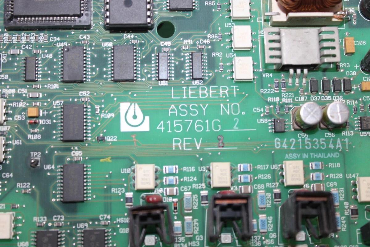 Used LIEBERT HVAC CONTROL CIRCUIT BOARD 415761G2 REV. 8 **WARRANTY INCLUDED**