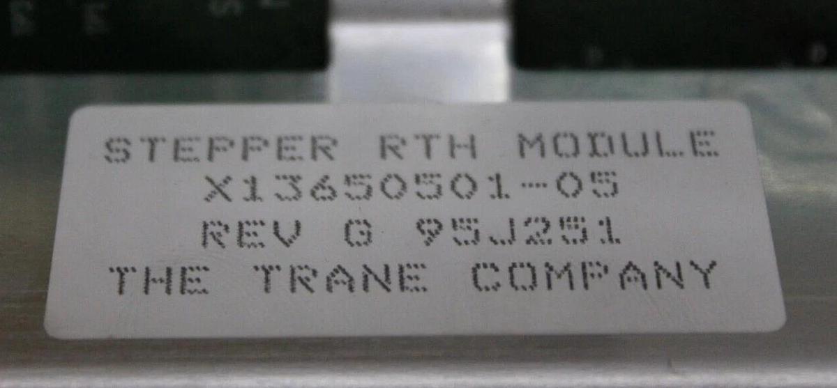 Used TRANE STEPPER RTH CHILLER MODULE X13650501-05 REV. G **WARRANTY INCLUDED**