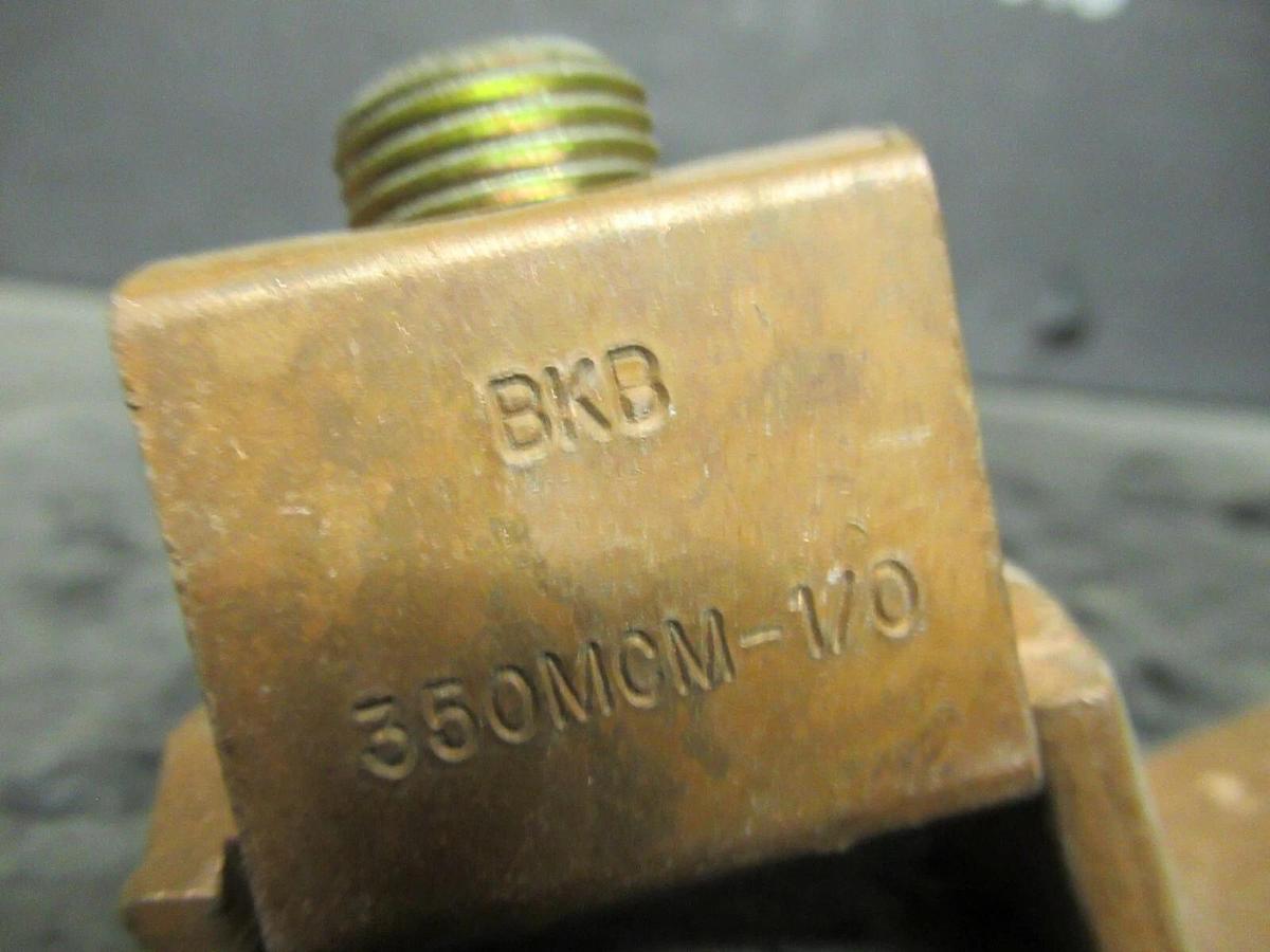 Used 4 QTY BLACKBURN BKB SINGLE BARREL CONNECTOR TERMINAL LUG SET 350MCM-1/0 BTC3511
