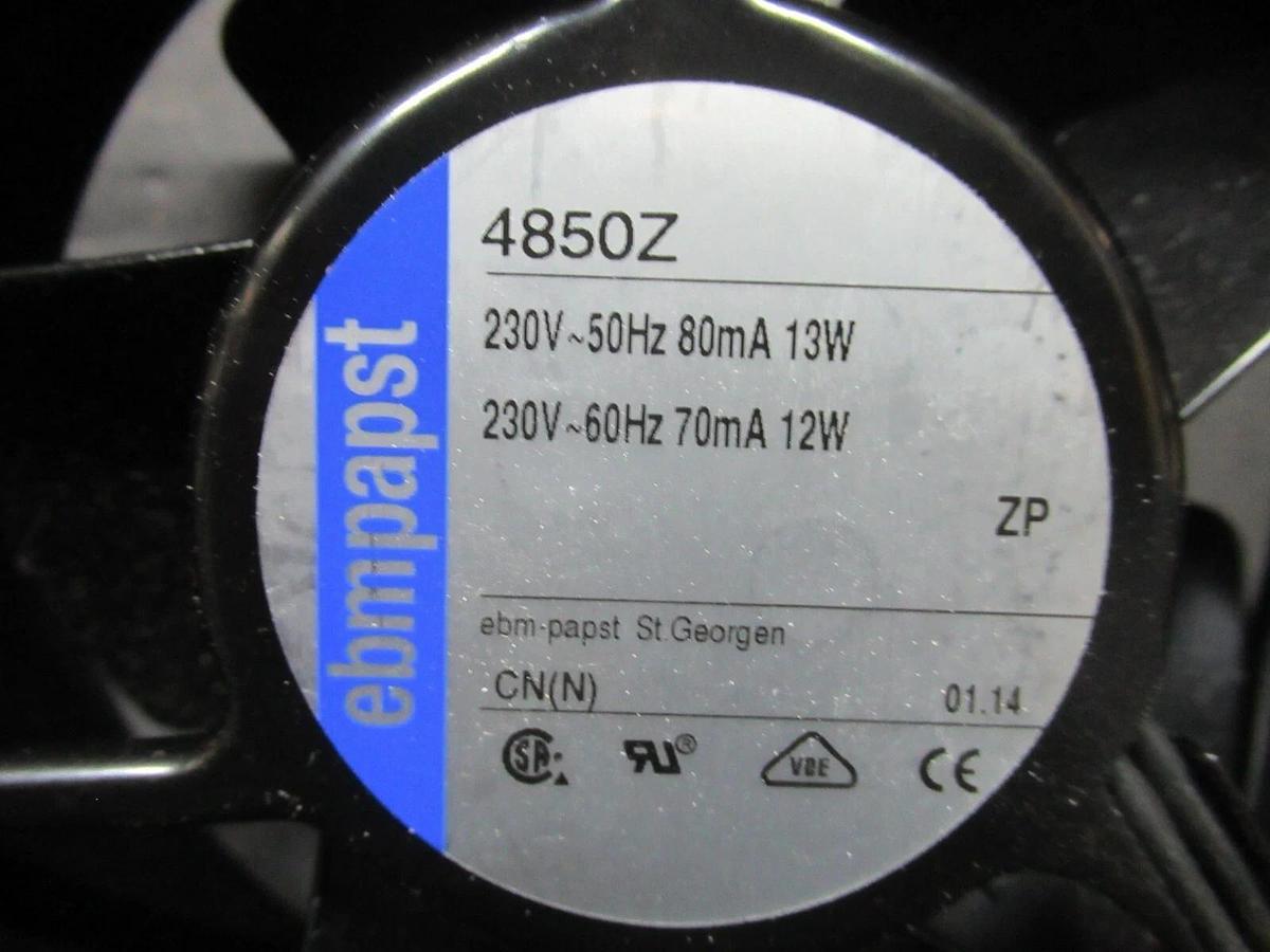 NEW SURPLUS EBMPAPST 4850Z AXIAL COOLING FAN 230 VAC 50/60 HZ 70/80 mA 12/13 W