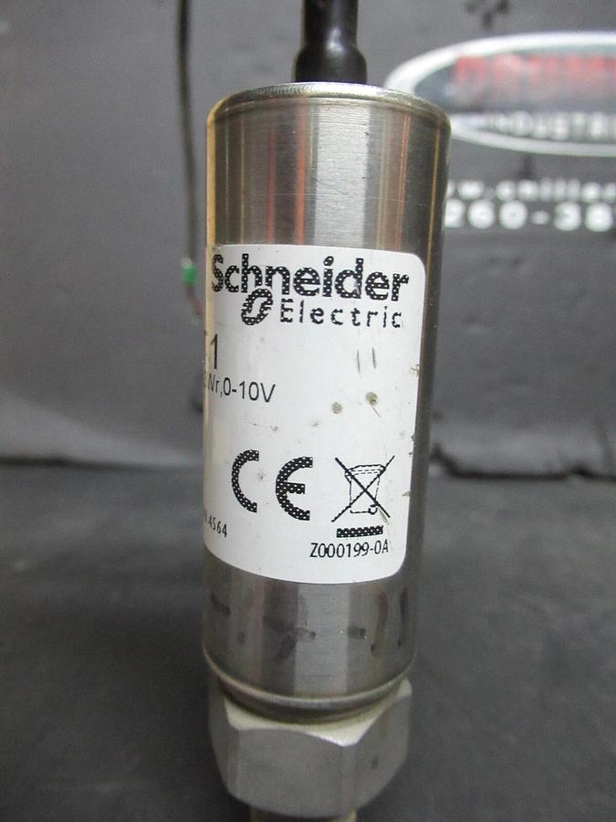 Used SCHNEIDER PRESSURE GAUGE / SENSOR PG04AV-T1 25 PSI 3-WIRE 10 VOLT **WARRANTY**