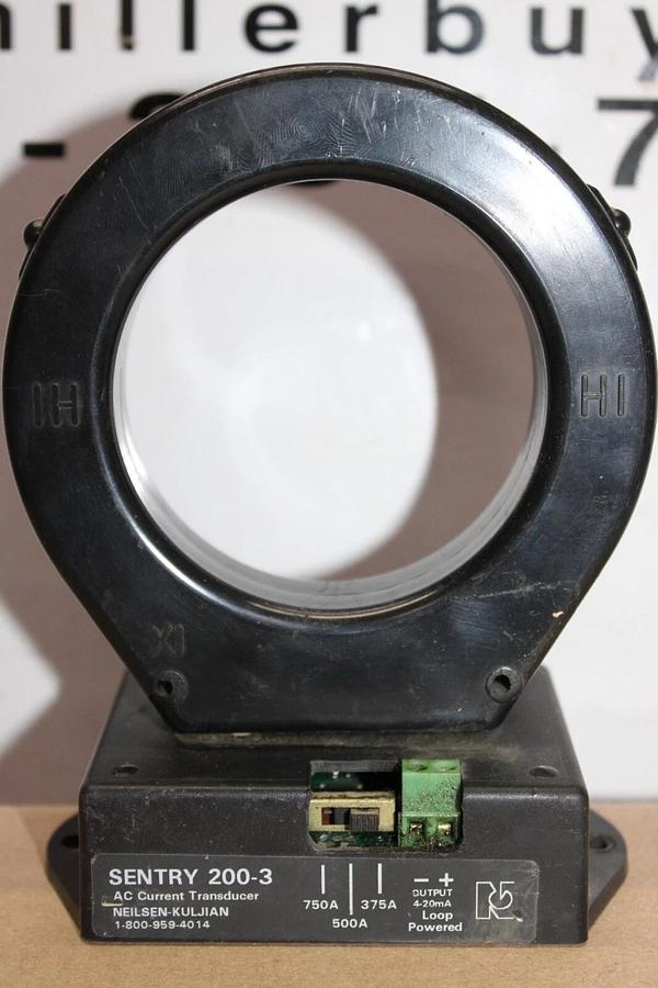 Used NEILSON-KULJIAN SENTRY 200-3 AC CURRENT TRANSDUCER 750 AMP 20mA *WARRANTY*