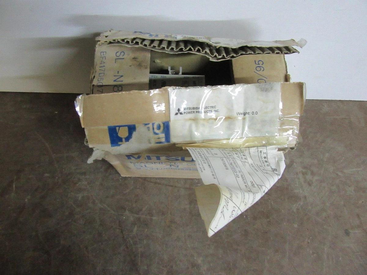 MITSUBISHI CONTACTOR SL-N8OUR 600 VAC 100 AMP 50 AMP 3-PHASE COIL: 240 VAC