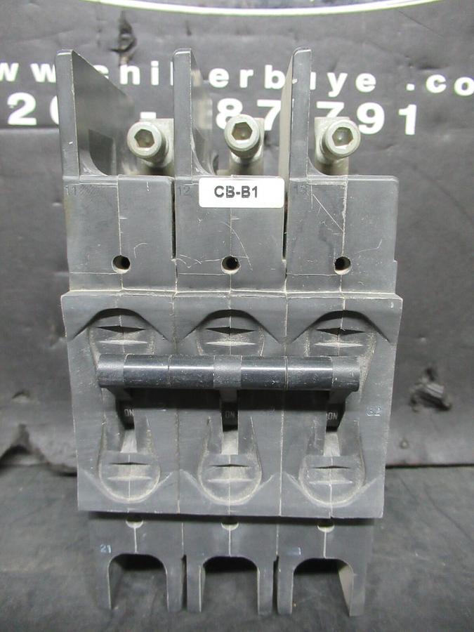 Used AIRPAX LINE BREAKER HH83XB539-B 219-3-2600-539 37 AMP TRIP 600 VAC 3-POLE