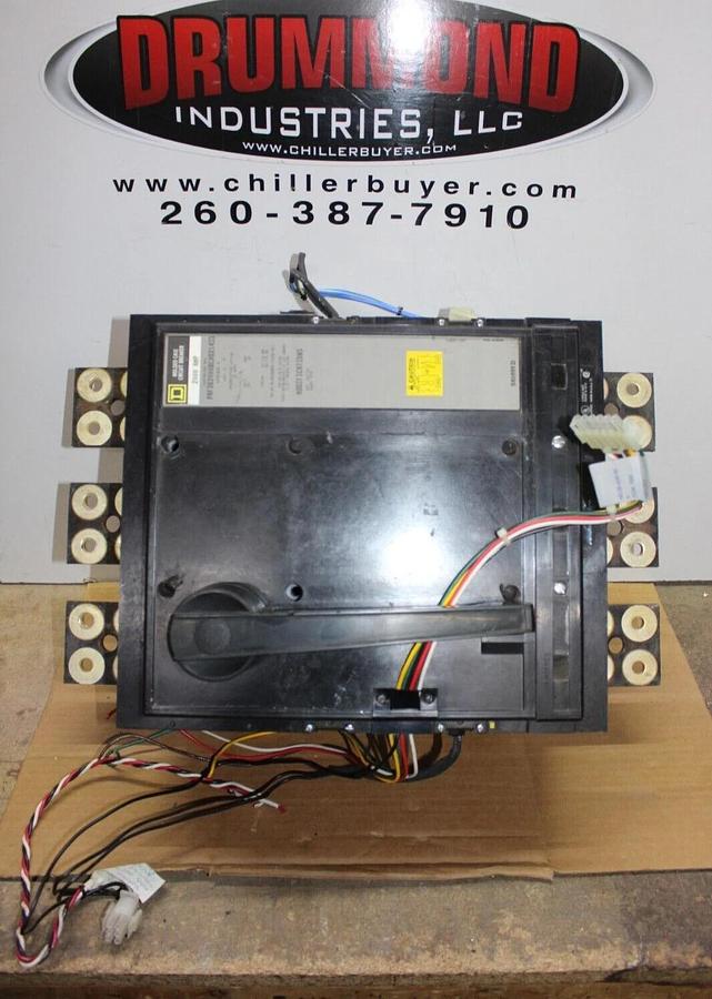 Used SQUARE D DC CIRCUIT BREAKER PAF362000DCM021433 W/ AUX. SWITCH & SHUNT TRIP