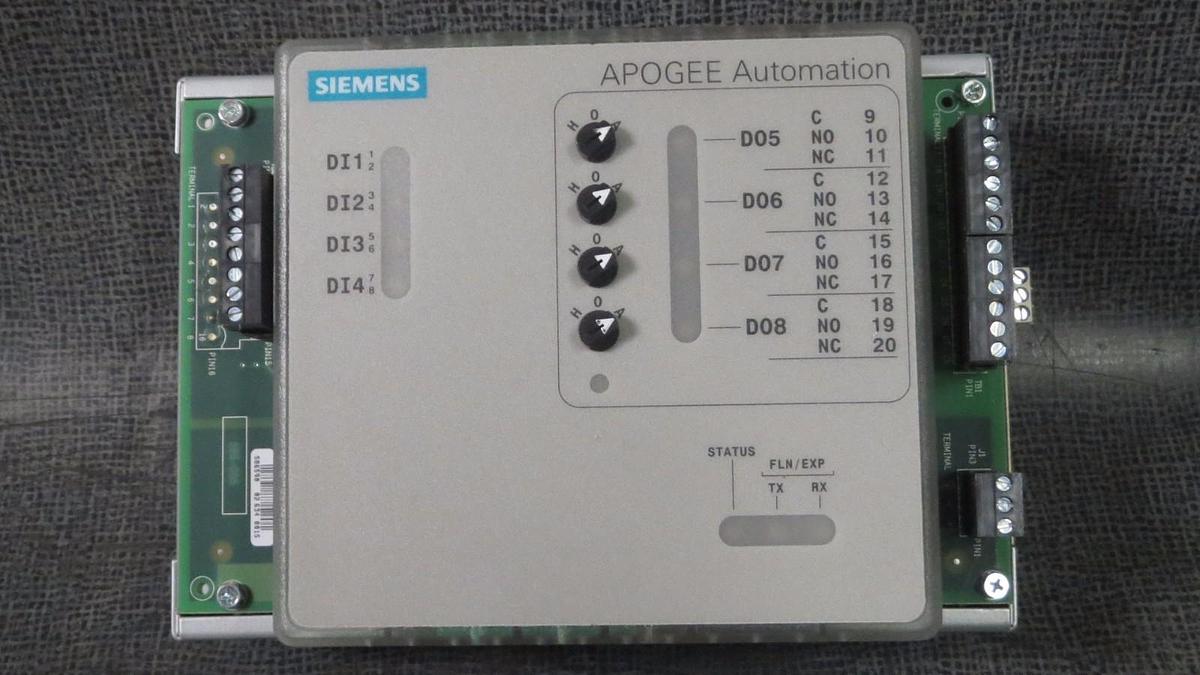 Used SIEMENS APOGEE DIGITAL POINT EXPANSION 4DI / 4DO MODEL: 549-213