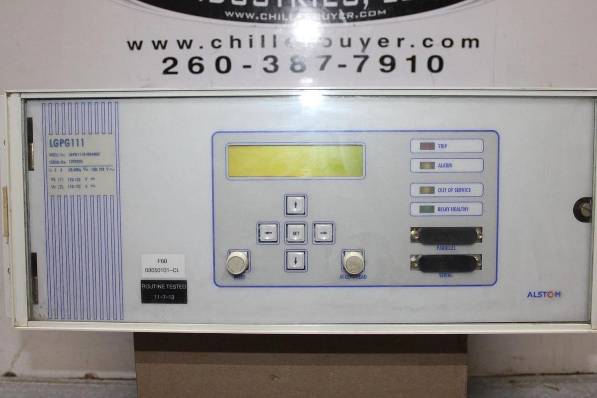 Used ALSTOM GENERATOR PROTECTION RELAY LGPG11101R44MEF 5 AMP 120 VAC **WARRANTY**