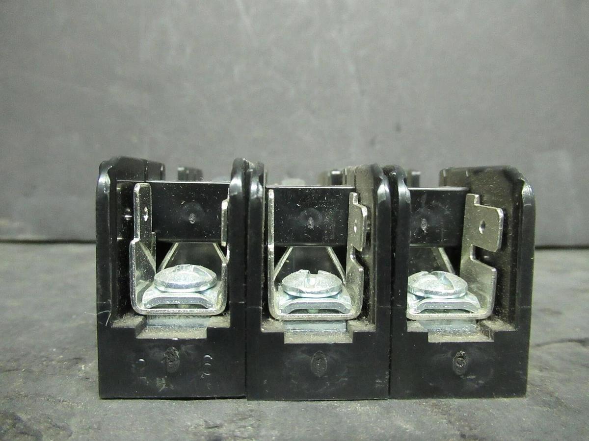Used (2) LITTELFUSE FUSE LUG SET L60030C3PQ 600 VOLTS 30 AMP **WARRANTY INCLUDED!**