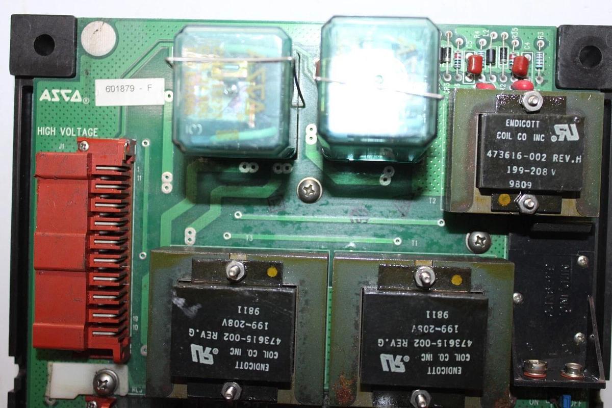 Used ASCO TRANSFER SWITCH CIRCUIT BOARD 601879-F 601880-C **WARRANTY INCLUDED**