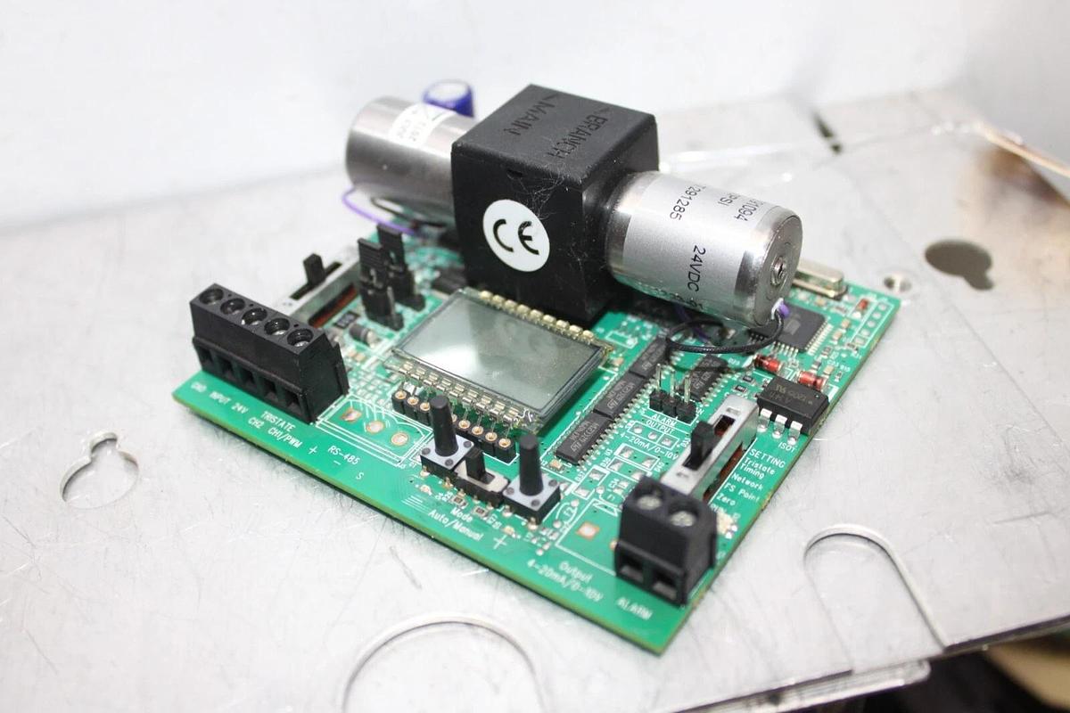 Used VERIS TECHNOLOGIES PRESSURE TRANSDUCER BOARD Z203627-0H W/ ASCO 291094