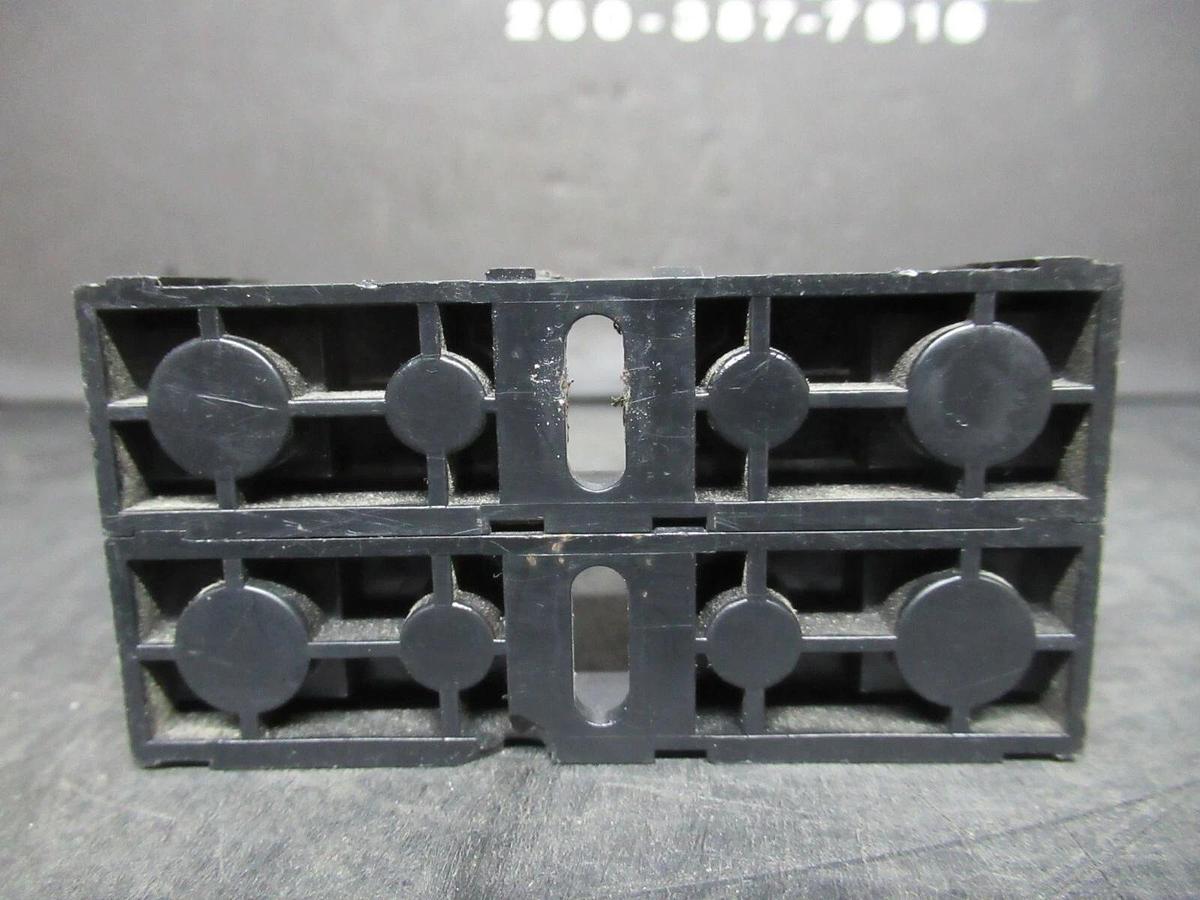 Used LITTELFUSE TWO POLE FUSE BLOCK L60030M-3PQ 600 VOLT 30 AMP **WARRANTY INCLUDED**