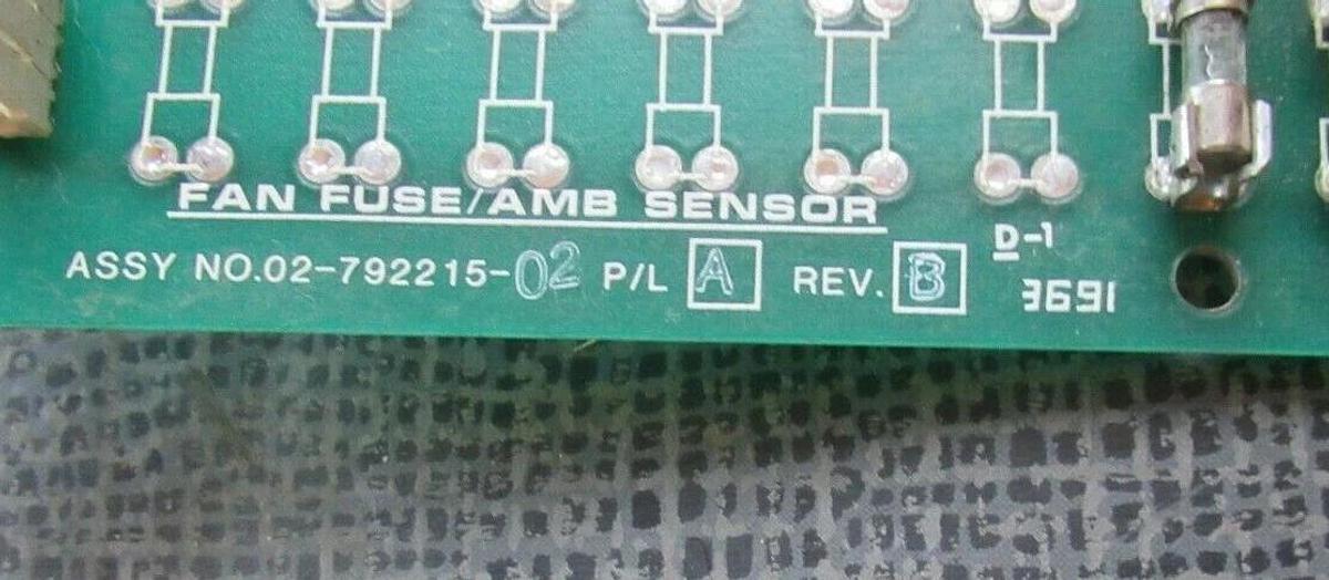 Used LIEBERT FAN FUSE / AMP SENSOR CIRCUIT BOARD 02-792215-02 **WARRANTY INCLUDED**