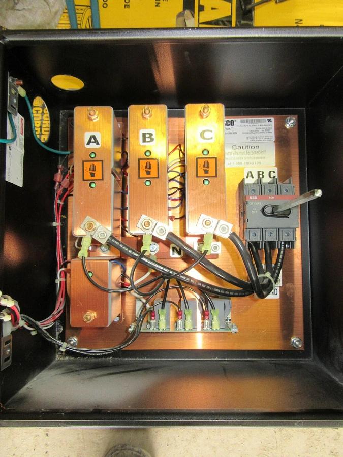 Used ASCO PULSAR 452 SURGE PROTECTOR 452120Y0160RSN 120/208V 3-PHASE NEMA 4/12 ENCL