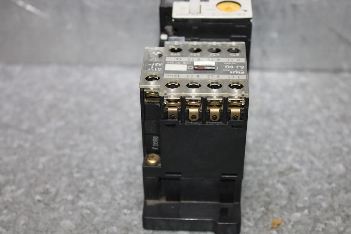 Used FUJI ELECTRIC MAGNETIC STARTER SJ-0G 440 VOLT 15 AMP W/ TR-0N/3 OVERLOAD