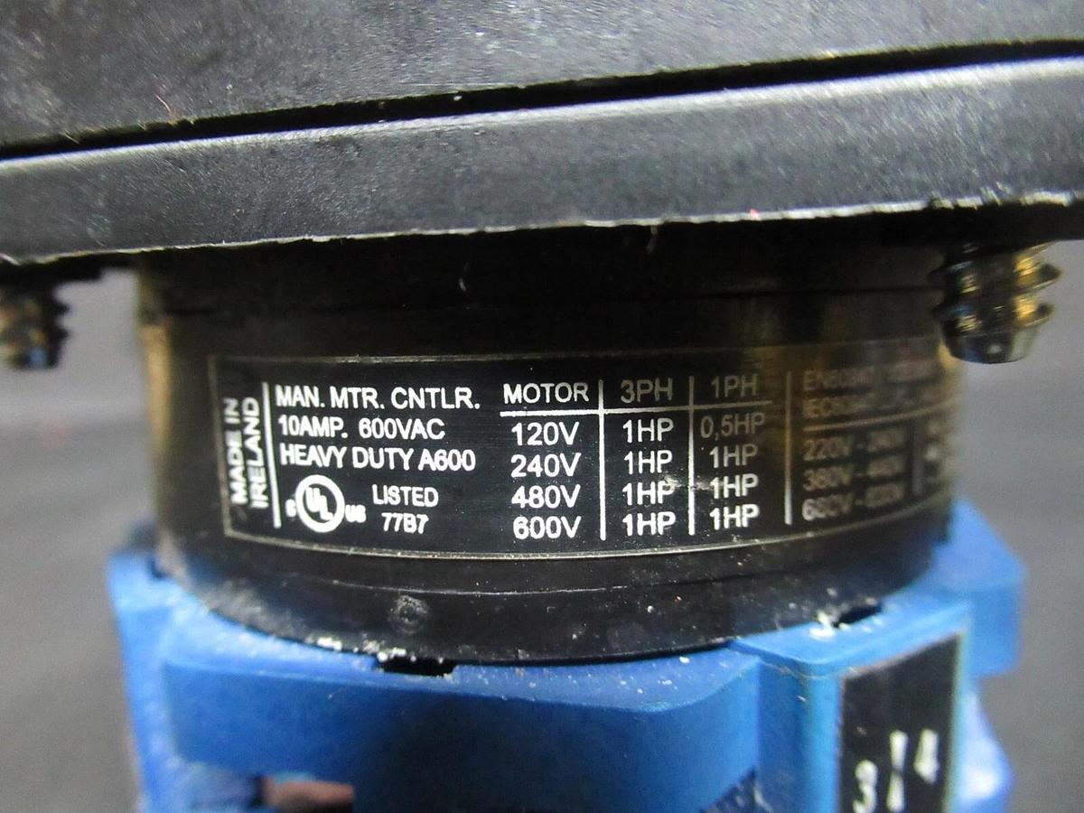 Used KRAUS + NAIMER ROTARY SWITCH A11 3 PHASE 600 VAC 10 AMP 1 HP L68952/002 AM9