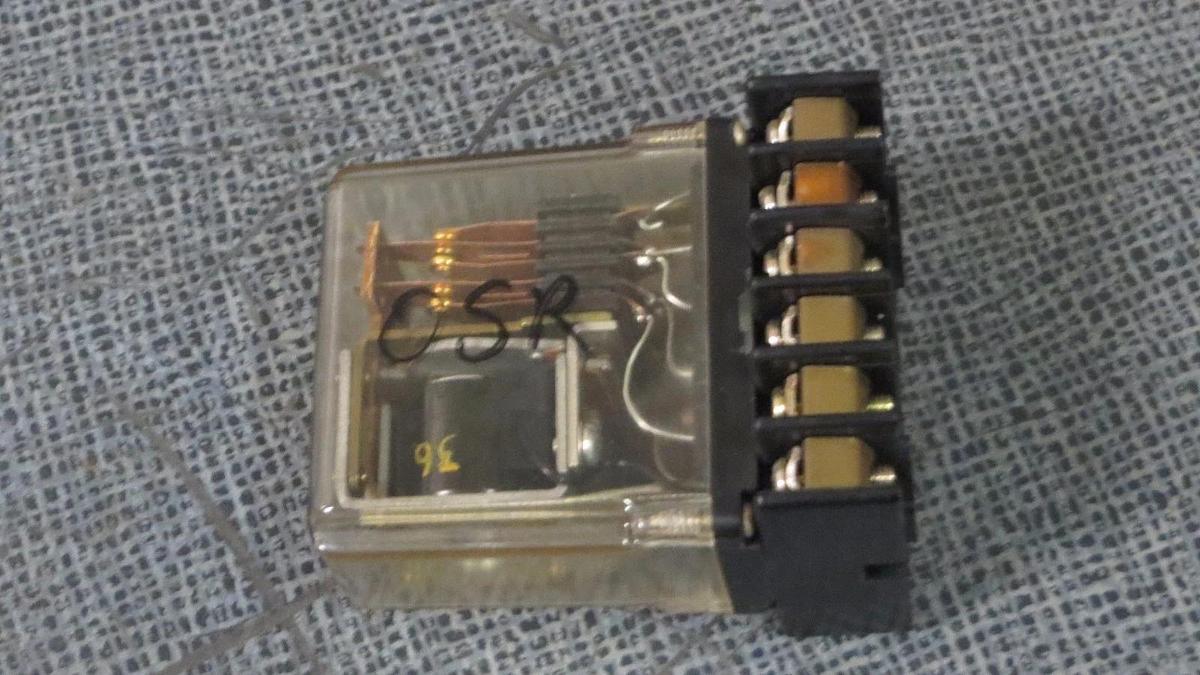 STRUTHERS DUNN RELAY WITH DUNCO BASE! 24-28 VDC COIL  MODEL: 219BBX-P