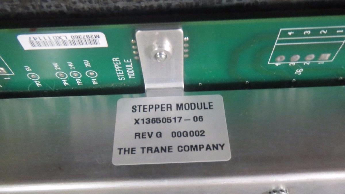 Used TRANE STEPPER MODULE MODEL/REVISION: X13650517-06 REV G **WARRANTY INCLUDED**