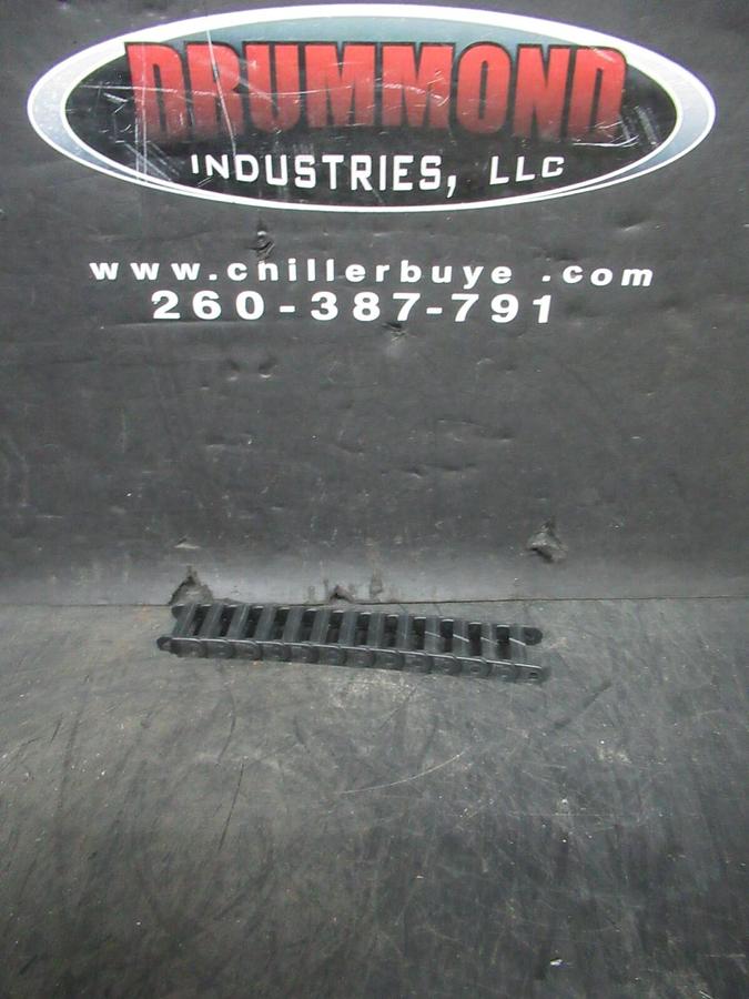 Used IGUS 2.1 045.20.038 CUT LINKS 7" LENGTH X 1" WIDTH X 1/2" TALL ADJUSTABLE TRACK