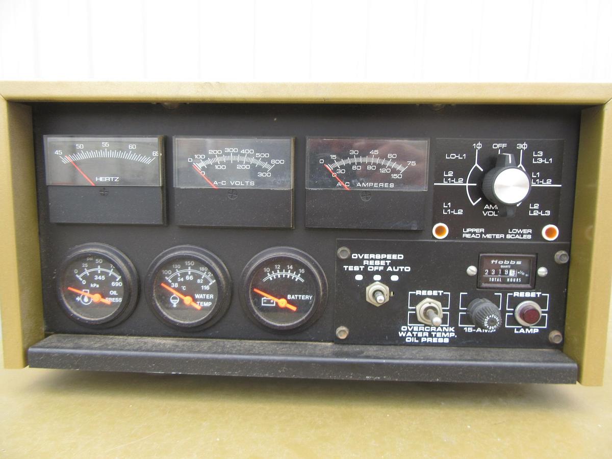 Used 30 KW 33KW DIESEL GENERATOR KOHLER 120/240V CUMMINS 4B 12-LEAD RECONNECTABLE