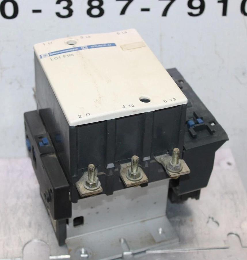 Used TELEMECANIQUE CONTACTOR LC1F115 600 VAC 175 AMP 3-POLE *WARRANTY*