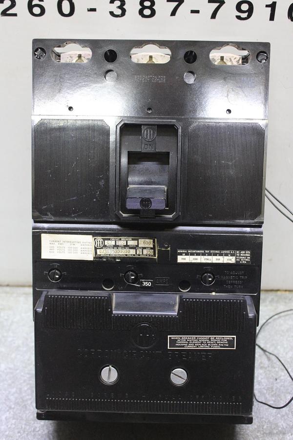 Used ITE CIRCUIT BREAKER JJ3-B300 300 AMP 600 VAC 3-POLE