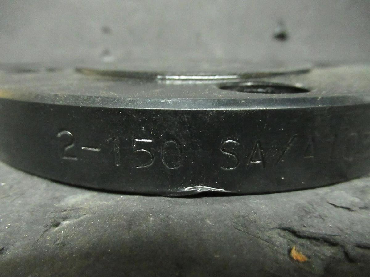 FLANGE 2 INCH BLANK 6 INCH OVERALL DIAMETER 4 BOLT 150 PSI